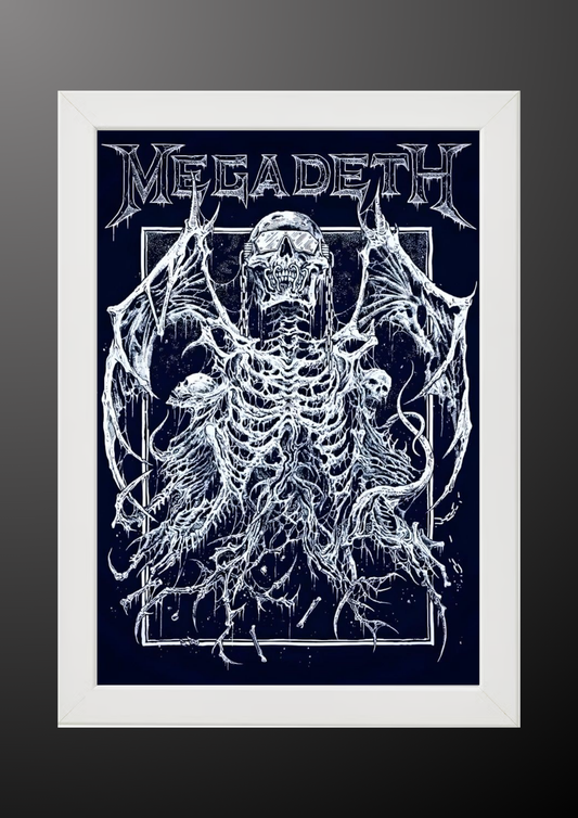 Megadeth Vic Rattlehead Poster