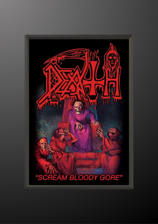 Death "Scream Bloody Gore" Album Cover Art Poster