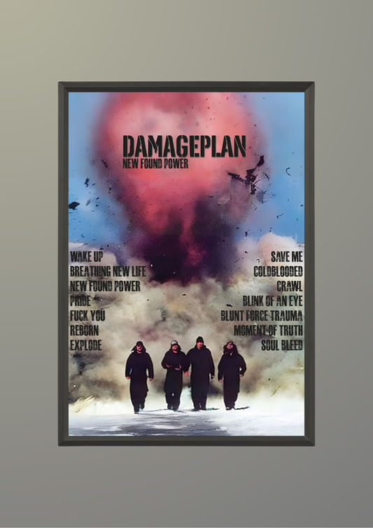DamagePlan New Found Power Album Poster