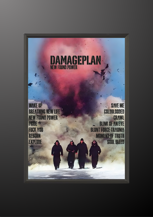 DamagePlan New Found Power Album Poster