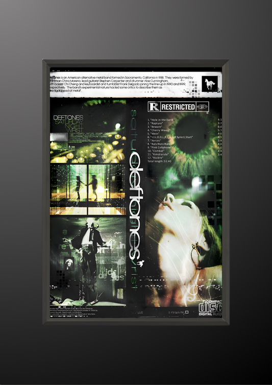 Deftones Saturday Night Wrist Album Cover Art Poster