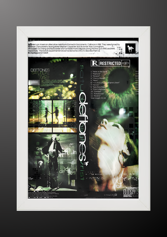 Deftones Saturday Night Wrist Album Cover Art Poster
