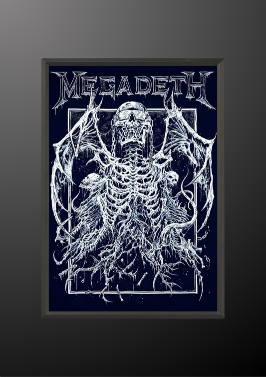 Megadeth Vic Rattlehead Poster