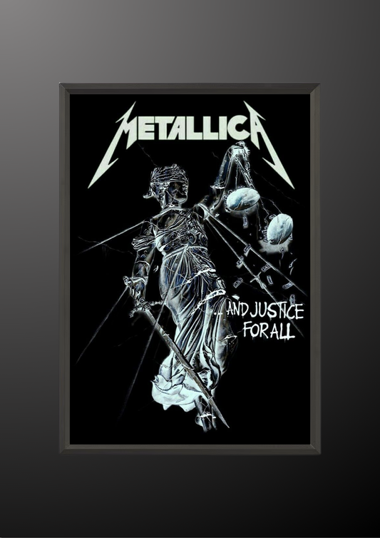Metallica "...And Justice For All" album Cover Art Poster