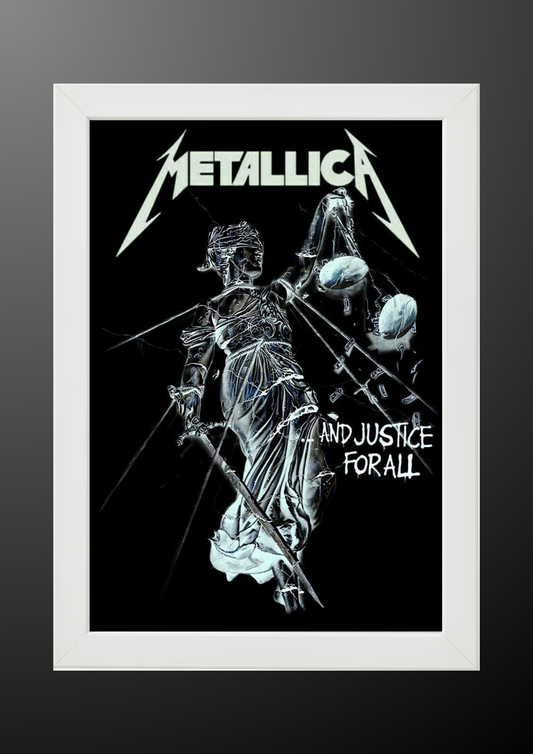 Metallica "...And Justice For All" album Cover Art Poster