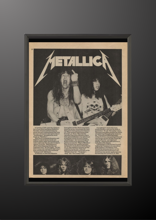 Metallica Kill 'Em All Poster