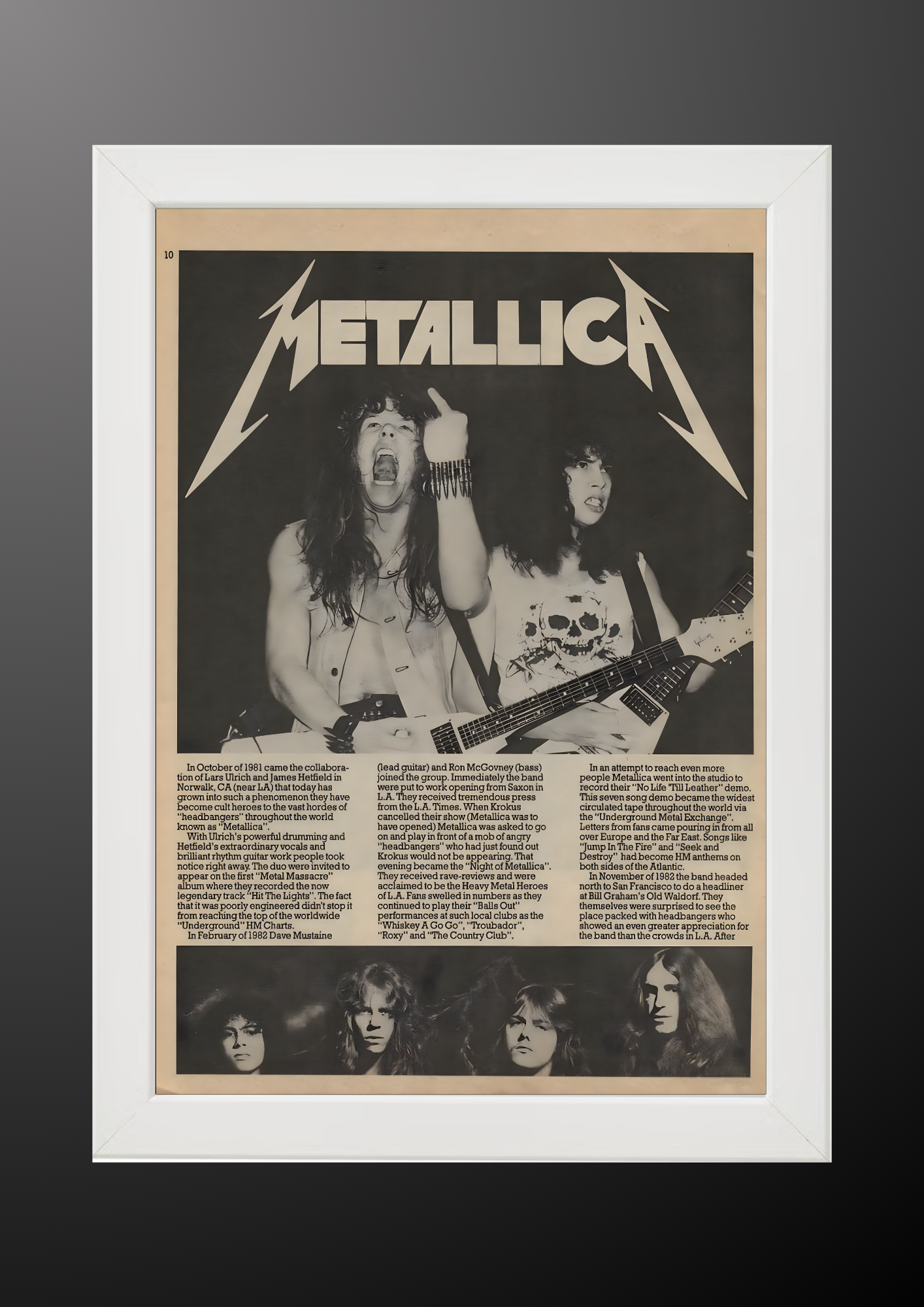 Metallica Kill 'Em All Poster