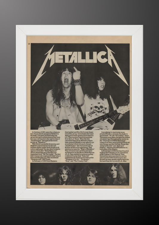 Metallica Kill 'Em All Poster